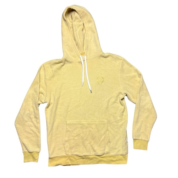 Feat Hoodie Unisex Blanket Blend Hoodie Sweatshirt Soft LOGO Yellow - Picture 1 of 7
